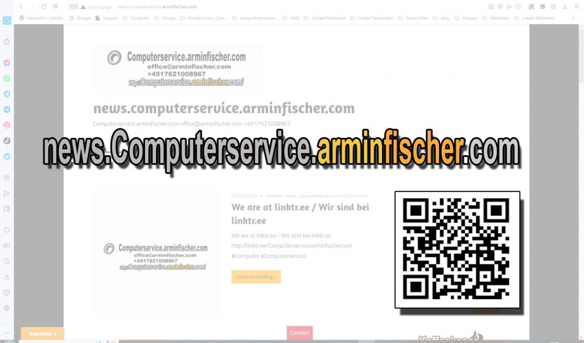 news.Computerservice.arminfischer.com #Servicenews