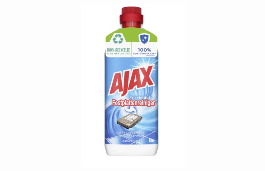 Ajax Festplattenreiniger