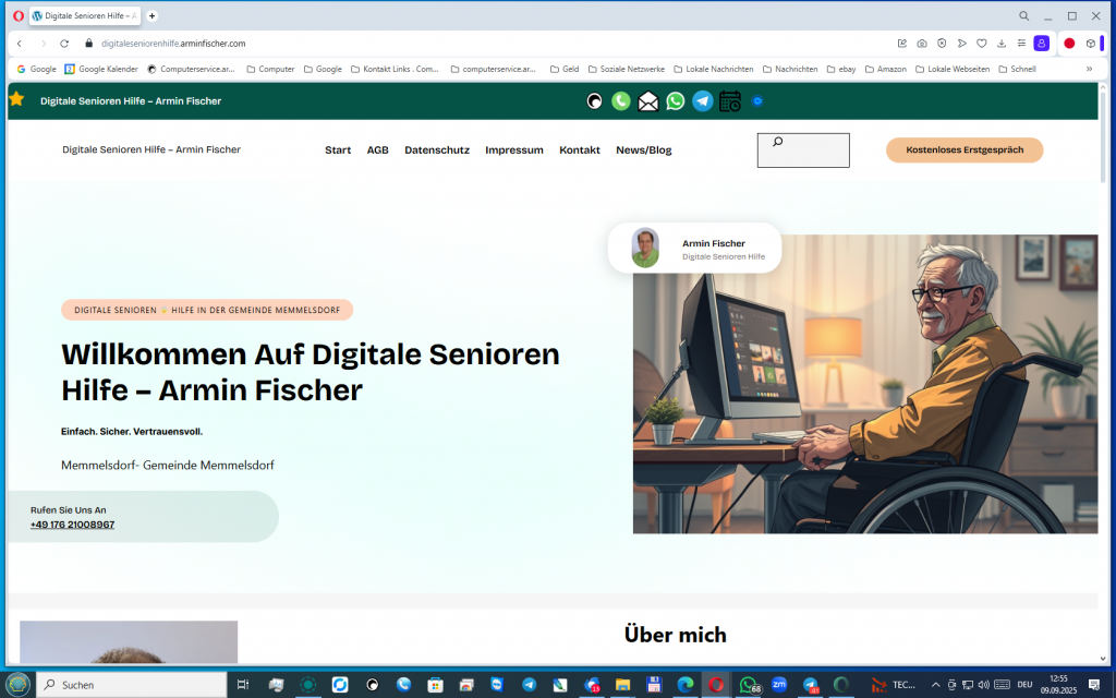 Digitale Senioren Hilfe - Armin Fischer . https://digitaleseniorenhilfe.arminfischer.com