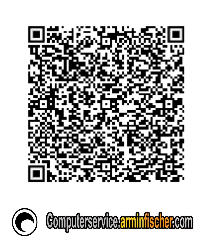 Computerservice.arminfischer.com QR Visitenkarte .