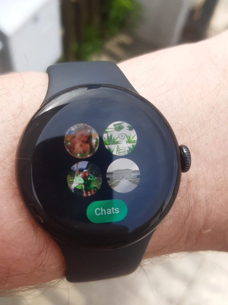 WhatsApp Textnachrichten Chats. Überblick letzte Chats.